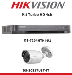 Kit Turbo HD 4ch Hikvision